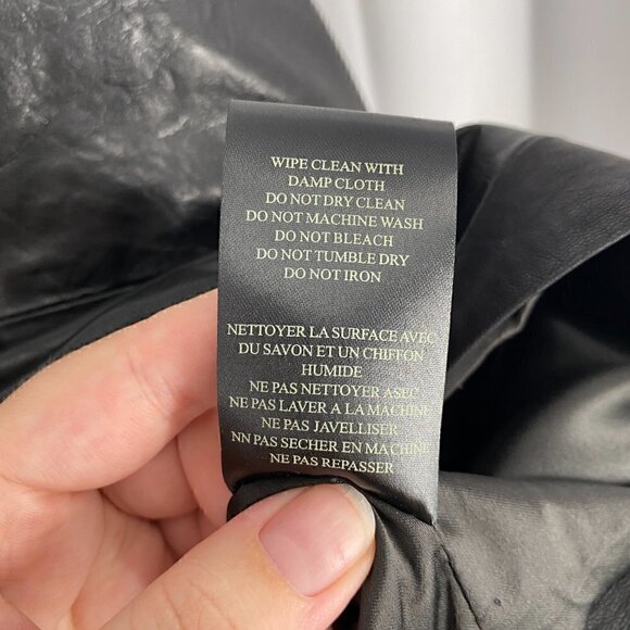 Blank NYC Sable Faux Leather Skirt in Black Size 31 NWT - Picture 8 of 10